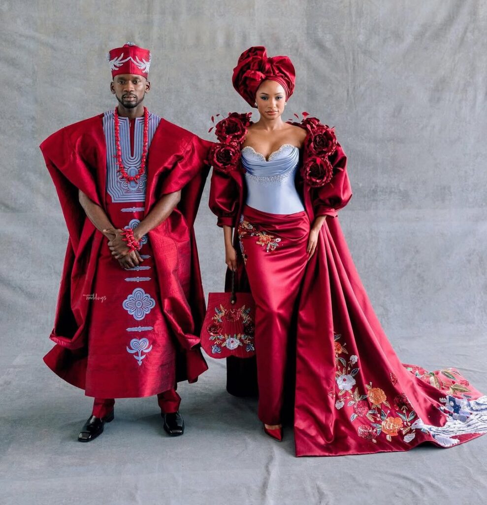 Inside Mr Eazi & Temi Otedola's Stunning Cultural Wedding Fusion


Temi & Mr Eazi: Where High Fashion Meets Nigerian Tradition


Royal Elegance: Mr Eazi & Temi Otedola's Traditional Wedding Style