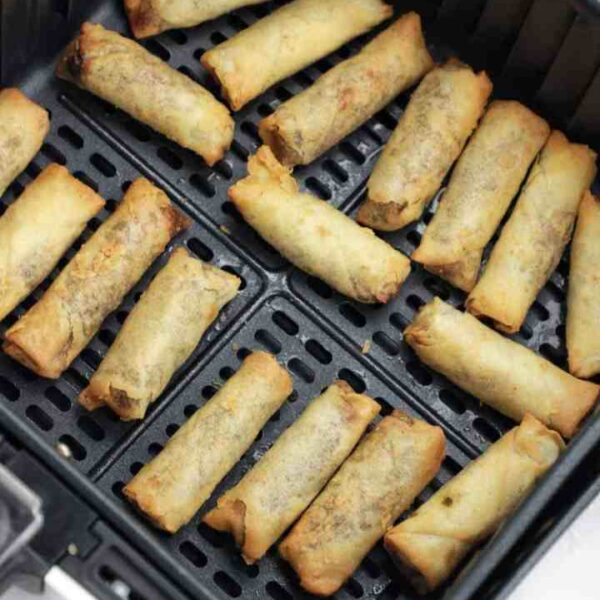 Crispy Air-Fried Spring Rolls From Frozen
