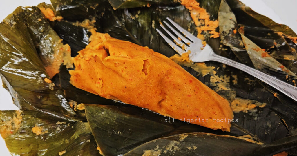 Classic Nigerian Moi Moi: A Flavorful Steamed Bean Pudding