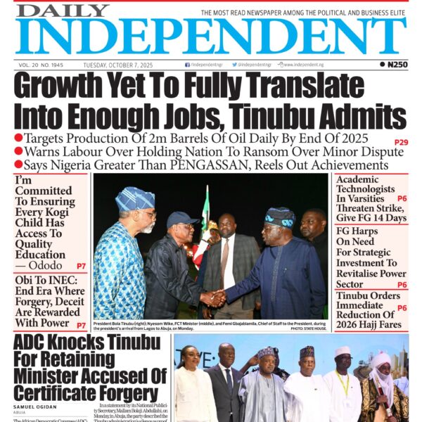 Key Headlines from Nigerian Press: Independent News Update 7/10/25