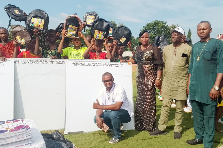 Amaka Obi Donates School Supplies to Idemili-South Students