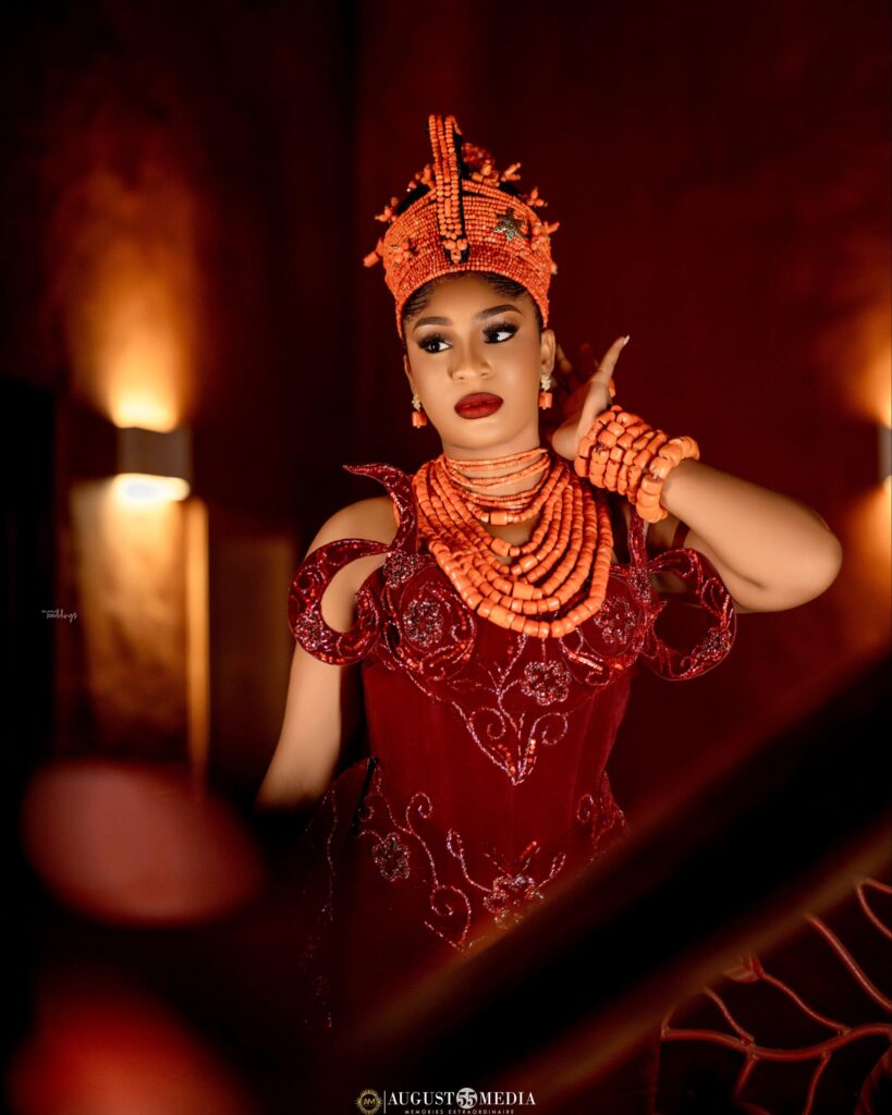 Cultural Splendor: Edo Wedding Shoot Sets New Trends for Brides