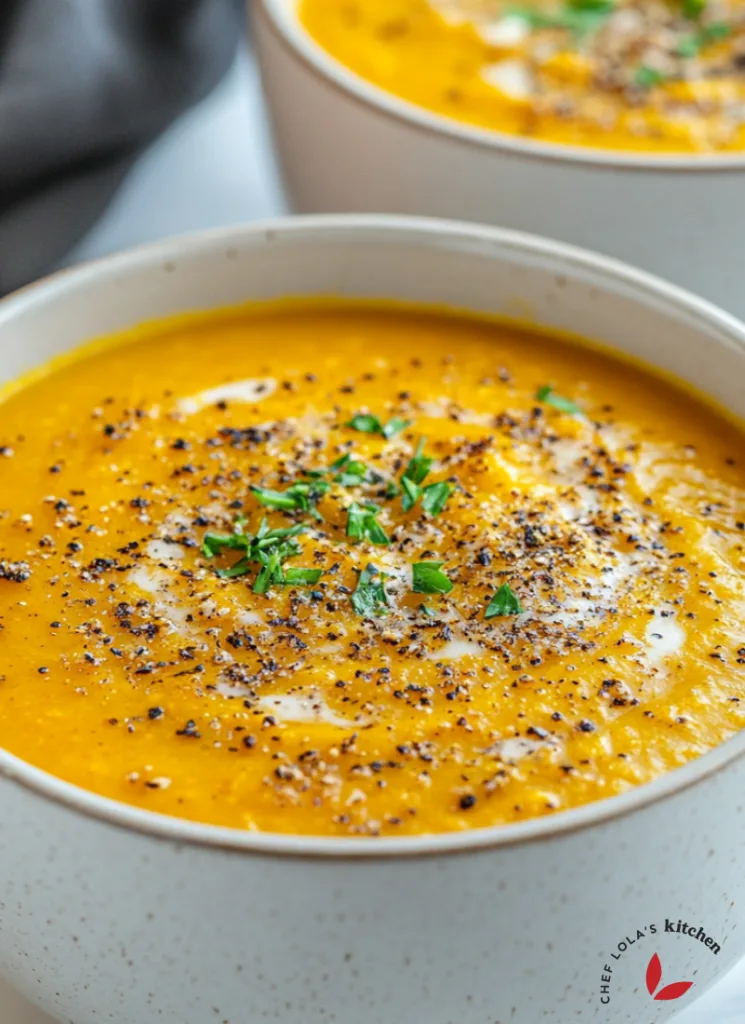Velvety Pumpkin Soup From Scratch