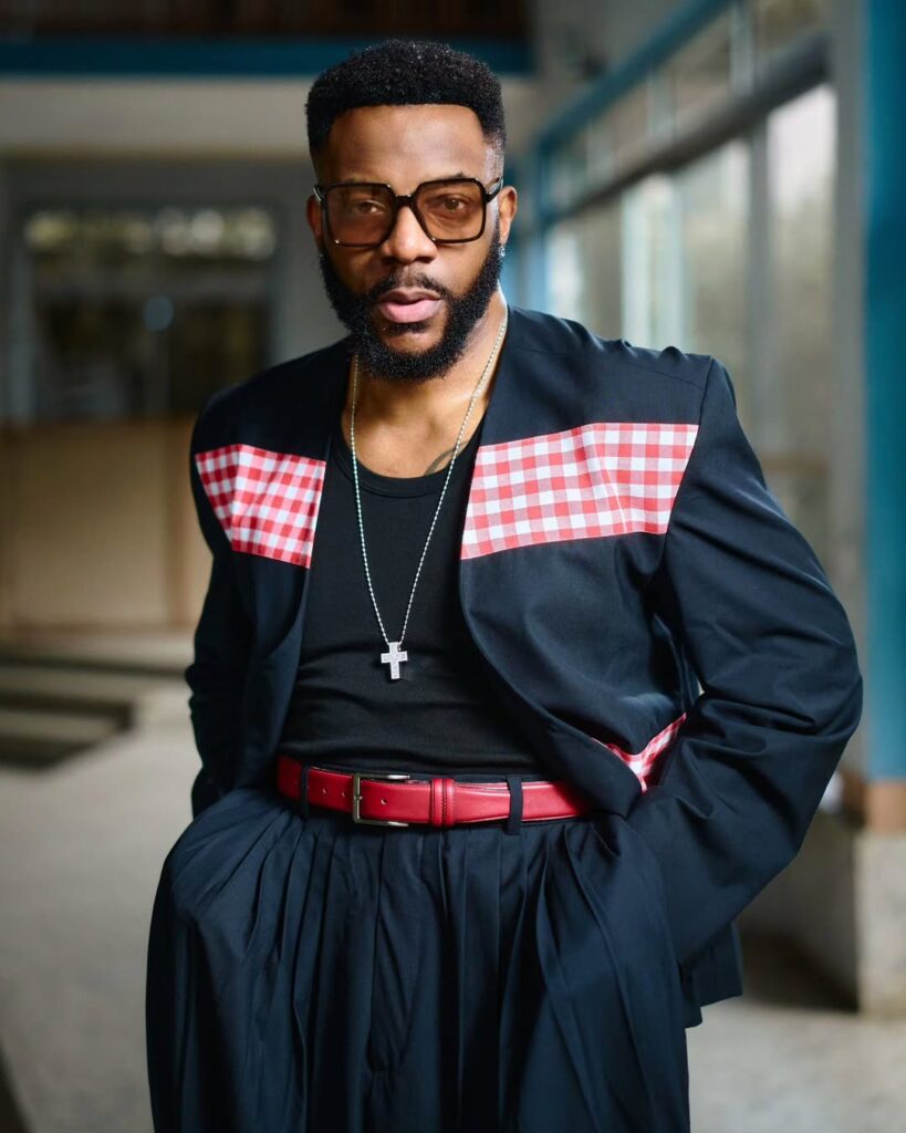 Ebuka Stuns in Bold Gingham as BBNaija Season 10 Crowns Winner
