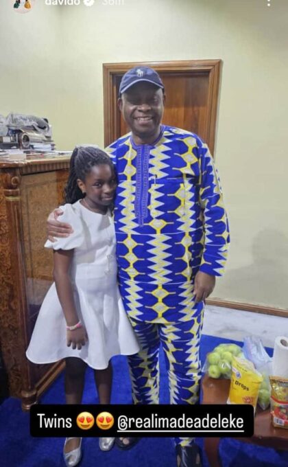 Like Grandpa, Like Granddaughter: Davido's Sweet Family Photo Moment