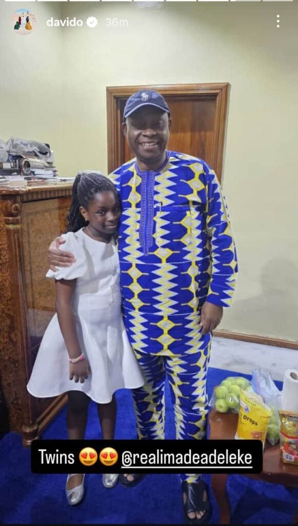 Like Grandpa, Like Granddaughter: Davido's Sweet Family Photo Moment