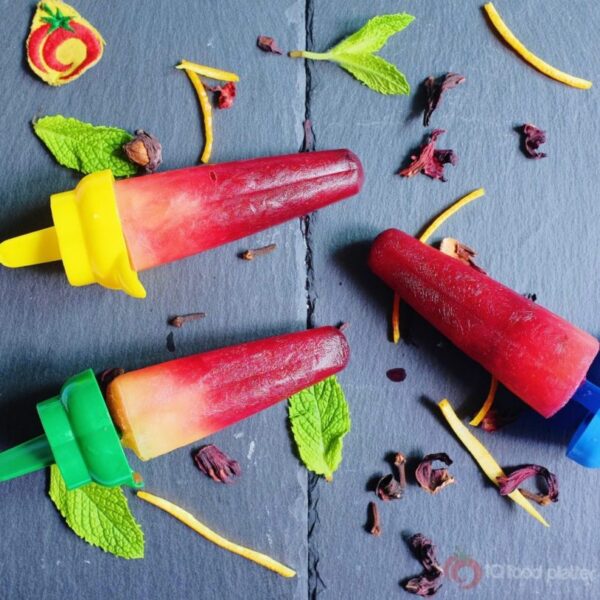 Refreshing Zobo-Orange Popsicles: A Homemade Treat