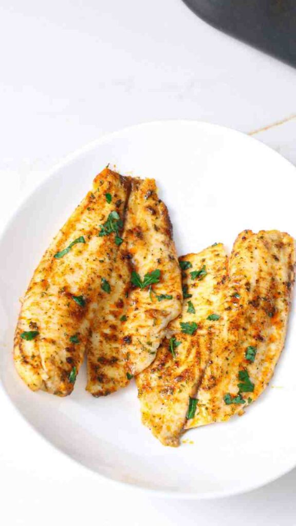 Easy Air Fryer Tilapia from Frozen