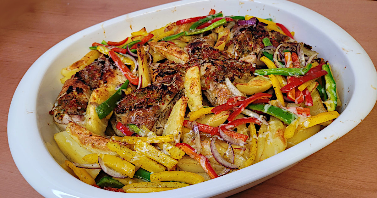 Hearty Chicken and Potato Bake