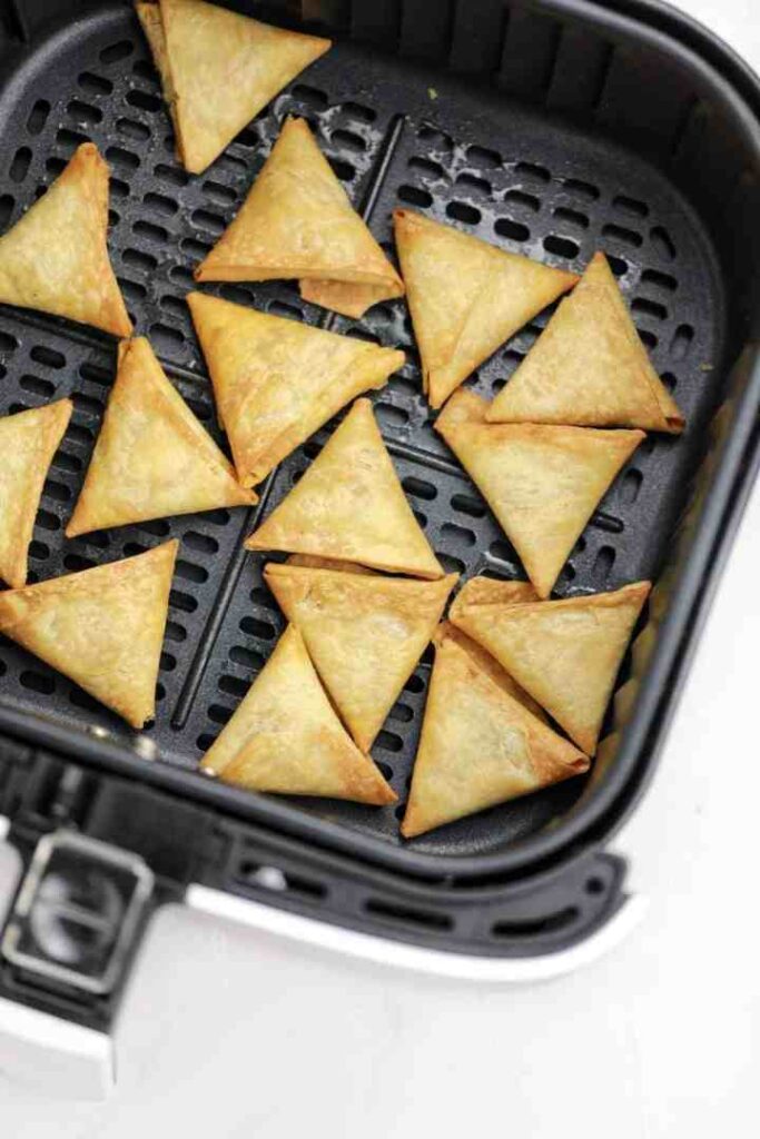 Crispy Air-Fried Samosas from Frozen