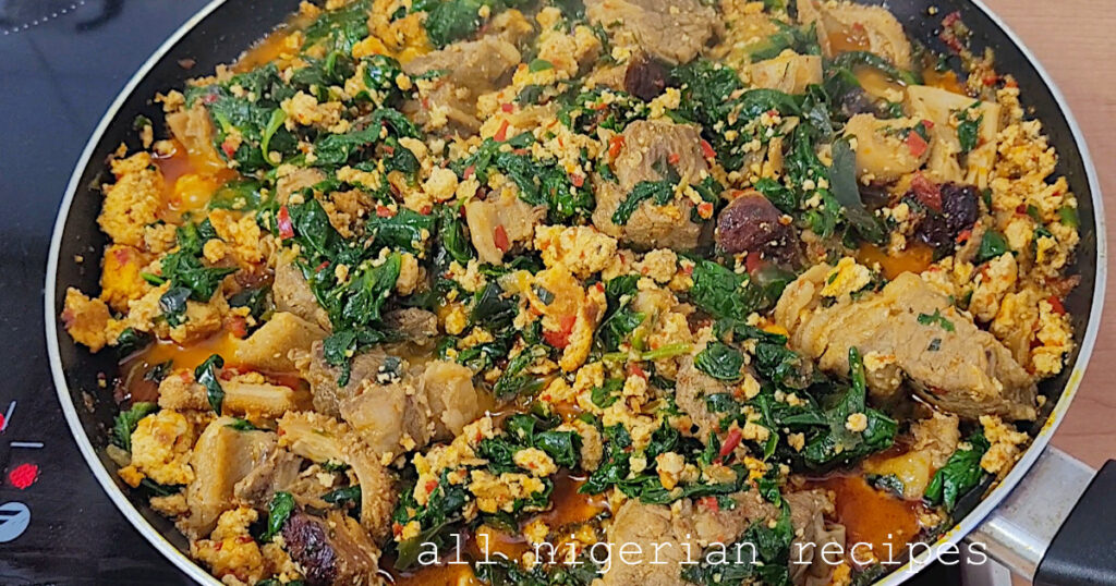 Classic Nigerian Egusi Soup with Traditional Ground Melon Seeds