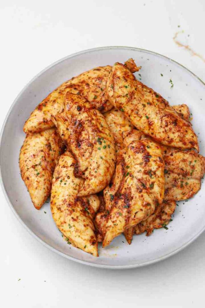 Crispy No-Bread Baked Chicken Tenders