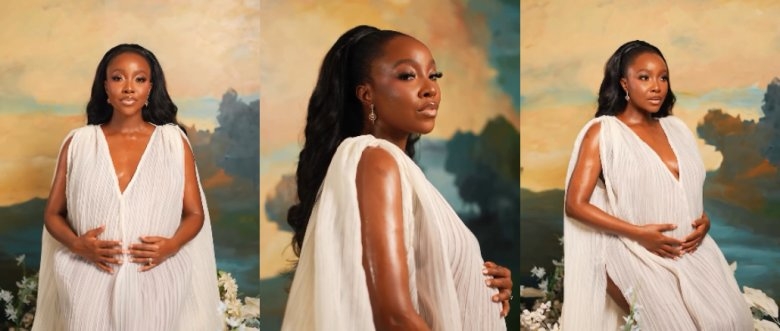 Ini Dima Okojie’s Emotional Pregnancy Announcement: A Heartfelt Moment Captured on Camera