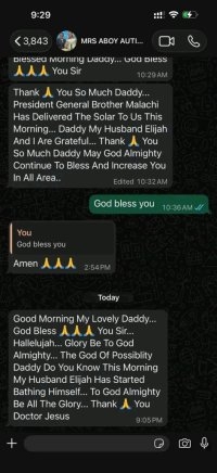 Apostle Chibuzor Shares Heartwarming Message from Autistic Son’s Wife: “He Has Started Bathing Himself”