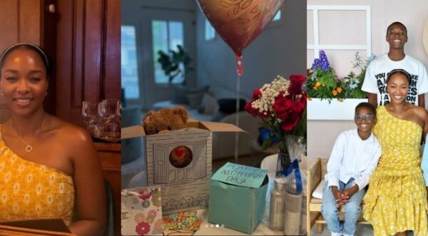 Anita Okoye Moved to Tears by Heartwarming Mother’s Day Gift from Kids