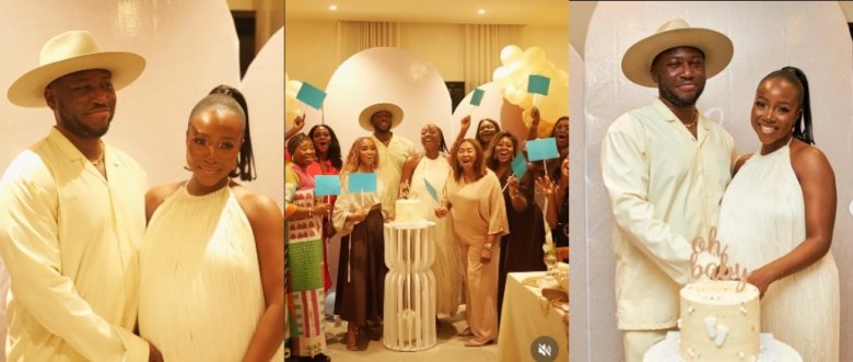 Ini Dima Okojie Melts Hearts with Emotional “It’s a Boy” Gender Reveal Video