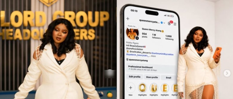BBN Star Queen Mercy Atang Celebrates Massive Online Growth and Business Milestone