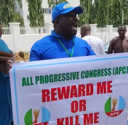 Man Storms APC Secretariat, Claims He Sold House Due to Party's Actions