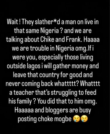 Bobrisky Speaks Out on Oyo Teacher Killing: "A Teacher Was Killed, And We’re Talking About Chike"