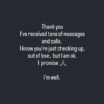 Ufuoma McDermott Issues Calm PSA to Fans After “I’m Okay” Message Sparks Concern