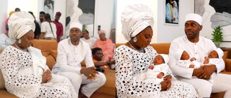 Lateef and Mo Bimpe Unveil Names of Their “3 Kings” and Announce Big Thanksgiving Celebration