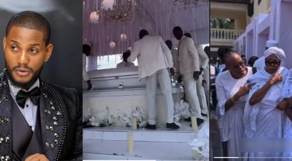 Emotional Farewell: Alex Ekubo’s Family and Colleagues Bid Him Goodbye in Heartfelt Tribute