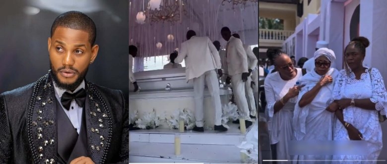 Emotional Farewell: Alex Ekubo’s Family and Colleagues Bid Him Goodbye in Heartfelt Tribute