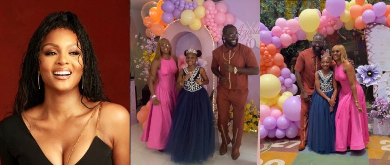 Osas Ighodaro and Ex-Husband Gbenro Share Heartwarming Dance at Daughter’s Birthday Party