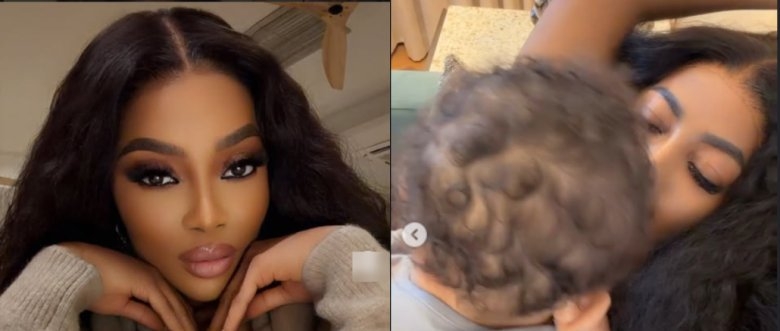 Toke Makinwa Gets Emotional Ahead of Daughter’s First Birthday: “My Whole World”