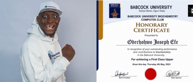 Carter Efe Exits Olodo Uprising Debate, Shows First Class Upper Certificate