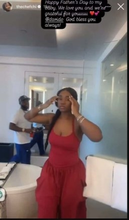 Chioma Celebrates Davido on Father’s Day, Sweetly Calls Him “My Baby”