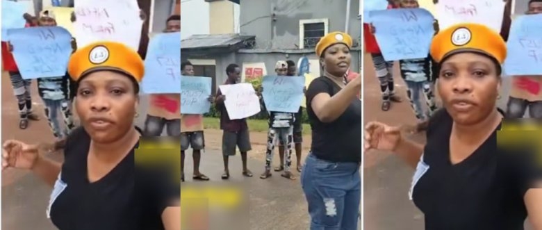 Actress Doris Ogala Joins Protest Over Oyo Schoolchildren Abduction, Demands Immediate Government Action
