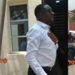 Emeka Ike Protests at INEC Office Over NDC Primary Loss in Abuja Municipal Area Council