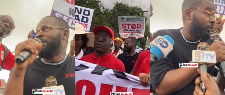 Falana and Falz Lead Lagos Protest Against Insecurity on Democracy Day