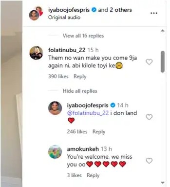 Iyabo Ojo’s Return to Nigeria Sparks Online Buzz with “Baba Ijesha Don Born” Reaction