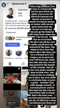 “Na Lifestyle I Chop, I No Kill Person”- Cubana Chief Priest Responds To Klintoncod’s Criticism