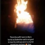 Angela Okorie Reveals Why She Burned Her Burial Dress After Alex Ekubo’s Funeral