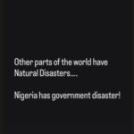 "Other Nations Face Natural Disasters, Nigeria Faces Leadership Crisis
