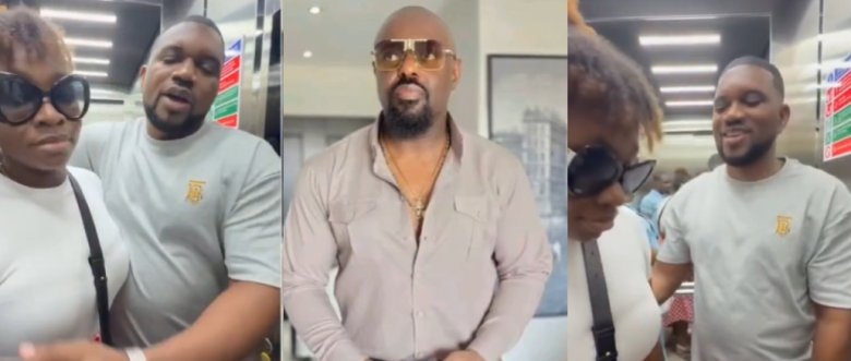 MC Mbakara Slams Jim Iyke Over Viral ‘No Smile’ Elevator Incident: What Will It Take for Him to Smile?