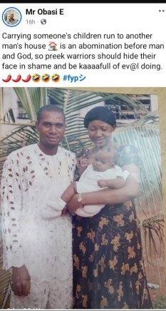 “Carrying Someone’s Children to Another Man’s House Is an Abomination”