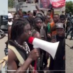 KokoPee Confronts Police During Protest: “The Only Free Thing Left Is Kidnapping”