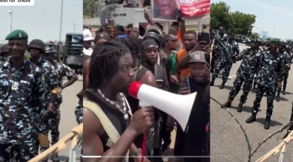 KokoPee Confronts Police During Protest: “The Only Free Thing Left Is Kidnapping”