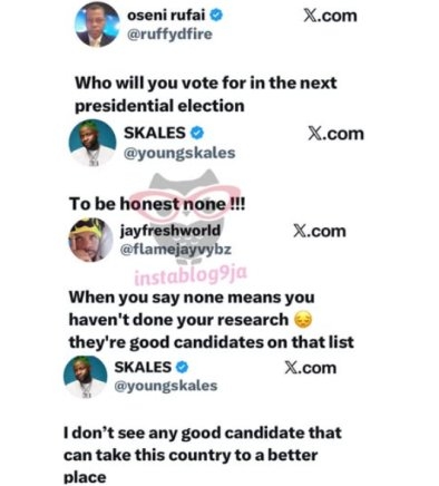Skales 2027: “I Don’t See Any Good Candidate That Can Take This Country to a Better Place”