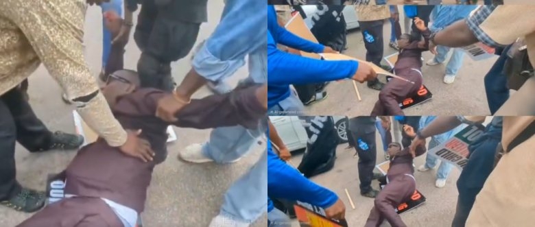 "Sowore Don Faint Ooo! Protest Leader Rushed from Abuja Demonstration Amid Tension"