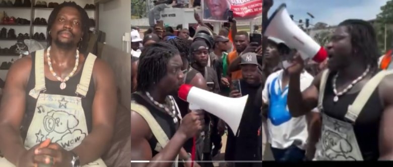 "VeryDarkMan Leads Abuja Protest Demanding End to Kings and Kidnappings"