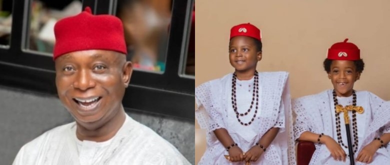 Ned Nwoko Expresses Heartfelt Gratitude After Sons’ Birthday Celebration
