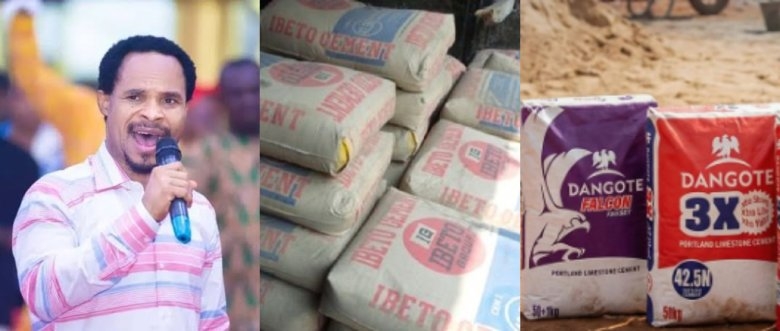 Prophet Odumeje Urges Igbos to Switch from Dangote Cement, Calls for Ibeto Cement Revival