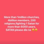Obafemi Martins Sparks Controversy with Viral Post: “Over 1 Million Churches Fighting 1 Satan”