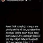 Nkechi Blessing Sparks Controversy with "Marrying a Man You’re Feeding Won’t Last" Amid Uche Ogbodo’s Marriage Crisis